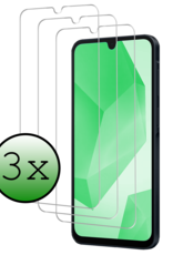 BASEY. Screenprotector Geschikt voor Samsung A16 Screenprotector Tempered Glass - Screenprotector Geschikt voor Samsung Galaxy A16 Beschermglas Screen Protector Glas - 3 Stuks