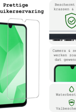 BASEY. Screenprotector Geschikt voor Samsung A16 Screenprotector Tempered Glass - Screenprotector Geschikt voor Samsung Galaxy A16 Beschermglas Screen Protector Glas - 3 Stuks