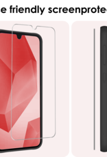 NoXx Screenprotector Geschikt voor Samsung A16 Screenprotector Tempered Glass Gehard Glas Beschermglas - 2 PACK