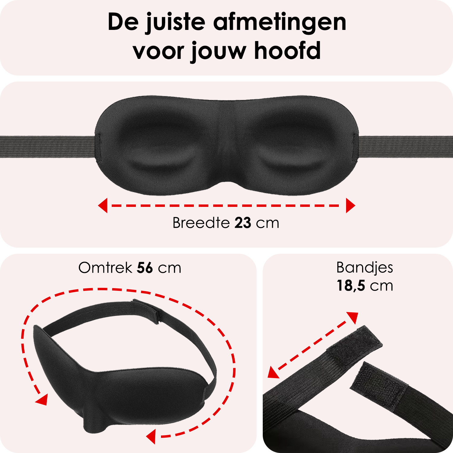 NoXx Slaapmasker Mannen Vrouwen Luxe Slaapmaskers 3D Design  - 100% Verduisterend Slaapmasker Comfortabel Slaapmasker Zijde Oogmasker Slaap - Zwart