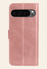 Nomfy Hoesje Geschikt voor Google Pixel 9 Pro XL Hoesje Book Case Hoes Portemonnee Cover Walletcase - Hoes Geschikt voor Google Pixel 9 Pro XL Hoes Bookcase Hoesje - Rosé goud