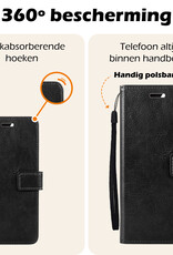 Nomfy Hoesje Geschikt voor Google Pixel 9 Pro XL Hoesje Book Case Hoes Portemonnee Cover Walletcase Met Screenprotector - Hoes Geschikt voor Google Pixel 9 Pro XL Hoes Bookcase Hoesje - Zwart