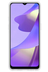 Nomfy Hoesje Geschikt voor OPPO A16s Hoesje Siliconen Cover Case - Hoes Geschikt voor OPPO A16s Hoes Back Case - 2-PACK - Transparant