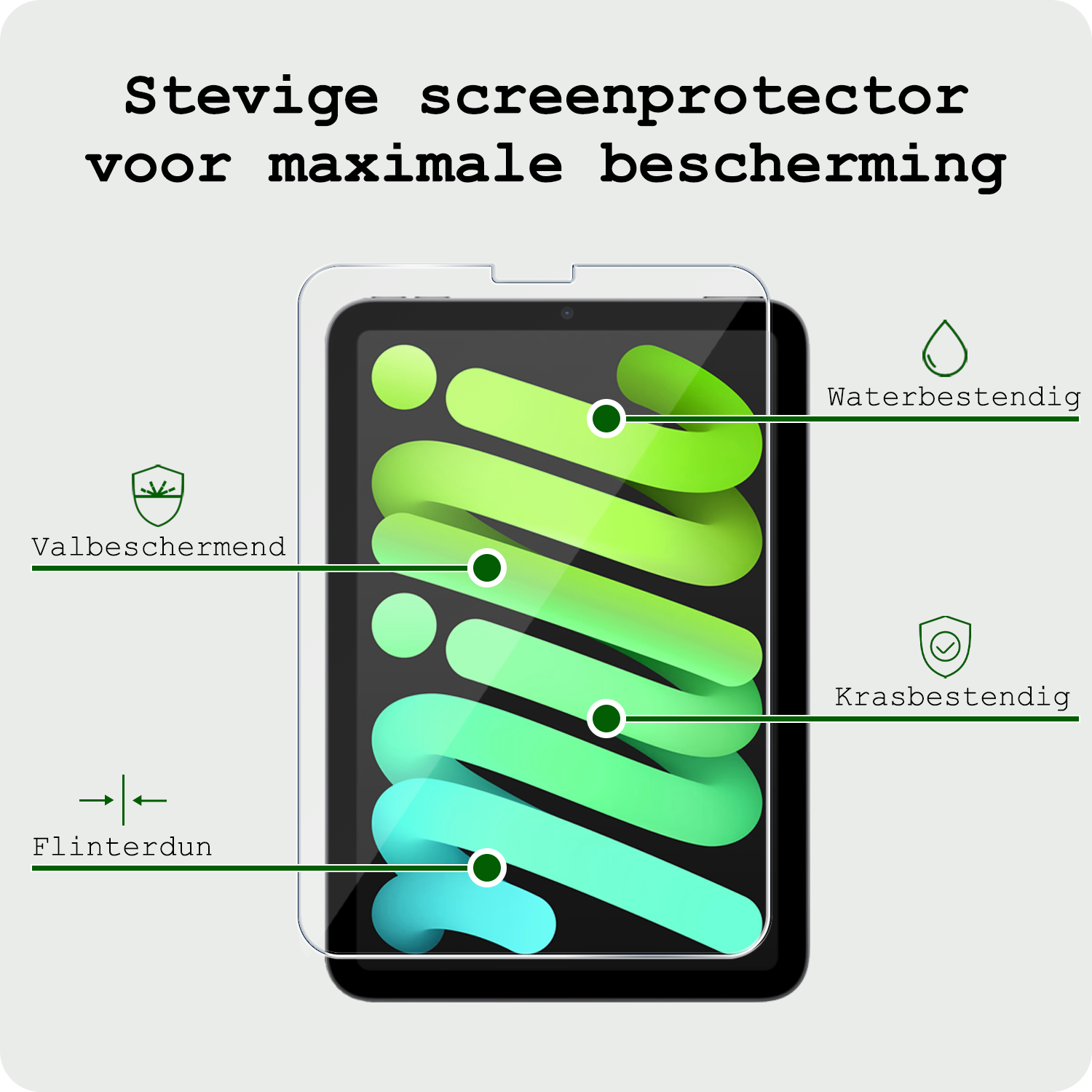 BASEY. BASEY. iPad Mini 7 screenprotector
