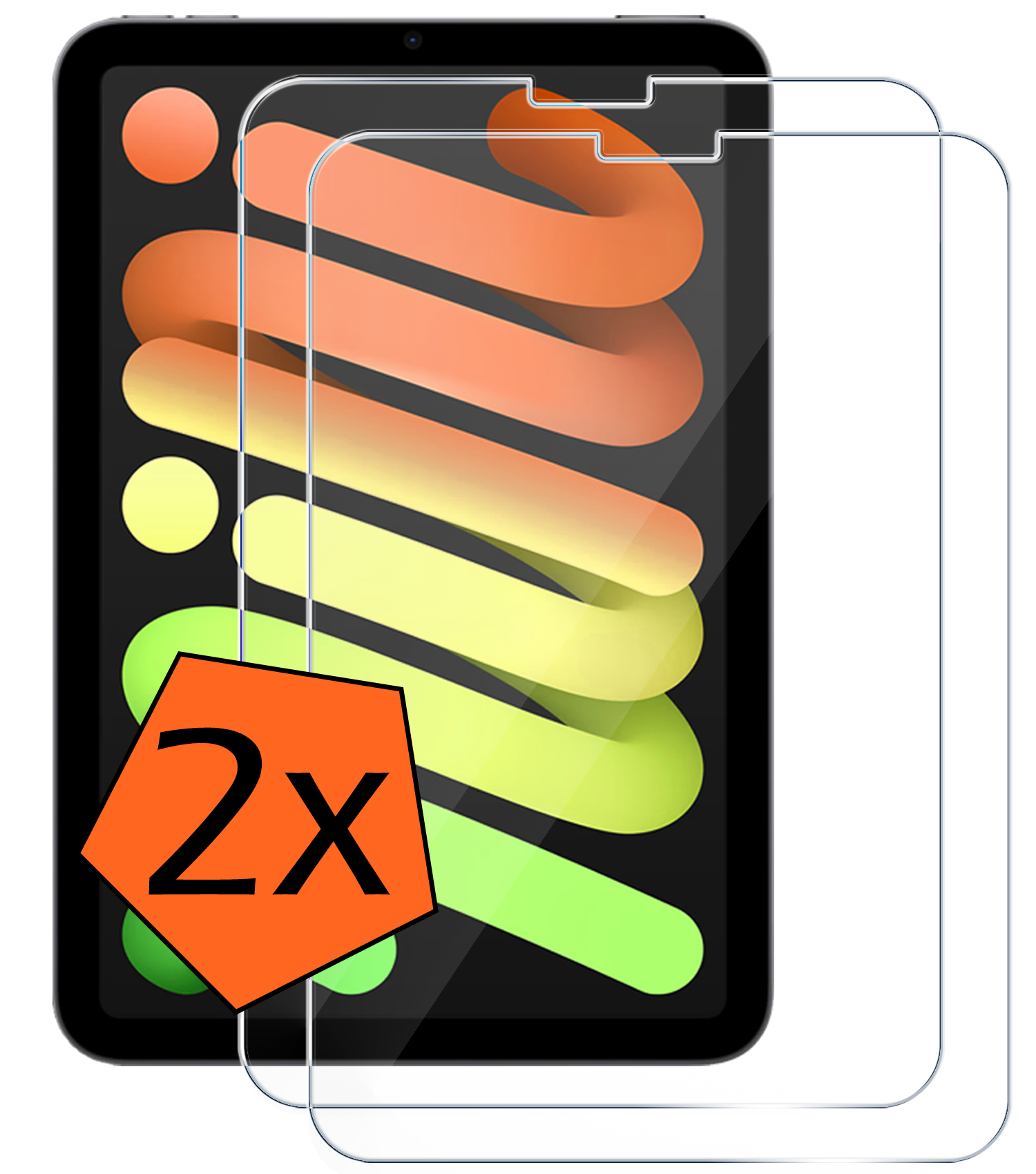 Nomfy Nomfy iPad Mini 7 screenprotector - 2 PACK