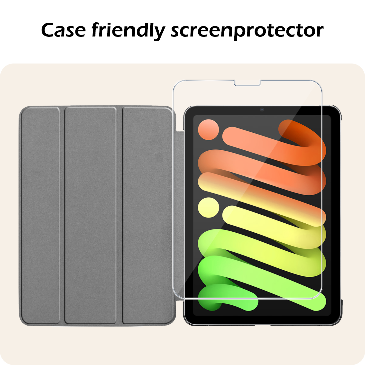 Nomfy Nomfy iPad Mini 7 screenprotector - 2 PACK
