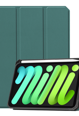 BASEY. BASEY. iPad Mini 7 Hoesje Met Uitsparing Voor Apple Pencil - Donkergroen