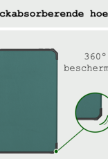 BASEY. BASEY. iPad Mini 7 Hoesje Met Uitsparing Voor Apple Pencil - Donkergroen