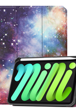 BASEY. BASEY. iPad Mini 7 Hoesje Met Uitsparing Voor Apple Pencil - Galaxy