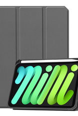 BASEY. BASEY. iPad Mini 7 Hoesje Met Uitsparing Voor Apple Pencil - Grijs