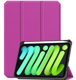 BASEY. BASEY. iPad Mini 7 Hoesje Met Uitsparing Voor Apple Pencil - Paars