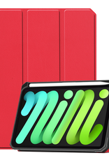 BASEY. BASEY. iPad Mini 7 Hoesje Met Uitsparing Voor Apple Pencil - Rood