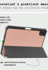 BASEY. BASEY. iPad Mini 7 Hoesje Met Uitsparing Voor Apple Pencil - Rose Goud