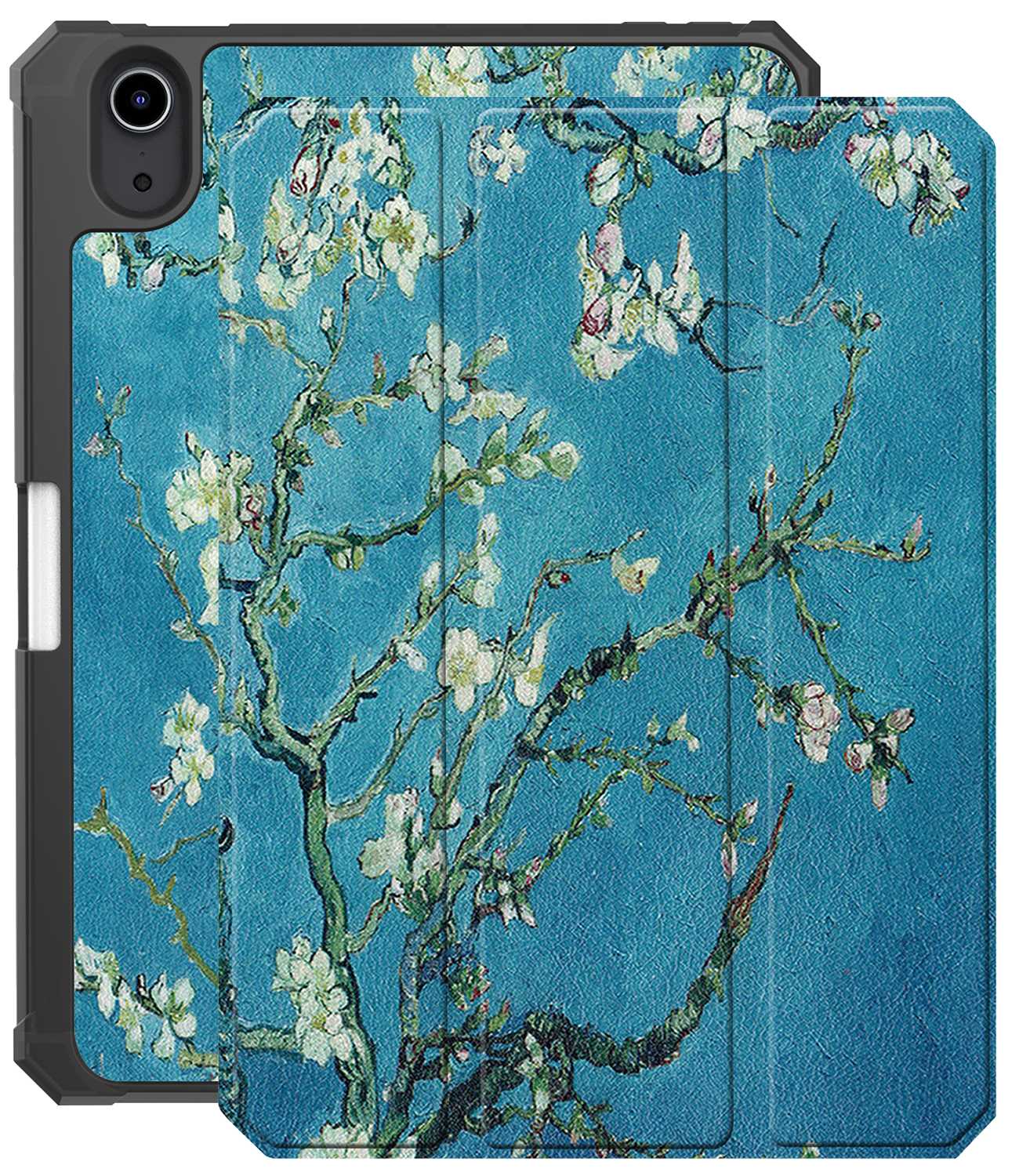 NoXx NoXx iPad Mini 7 Hoesje Met Uitsparing Voor Apple Pencil - Bloesem