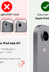 NoXx NoXx iPad Mini 7 Hoesje Met Uitsparing Voor Apple Pencil - Bloesem