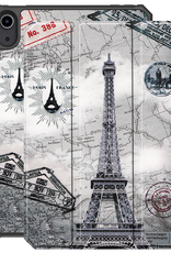 NoXx NoXx iPad Mini 7 Hoesje Met Uitsparing Voor Apple Pencil - Eiffeltoren