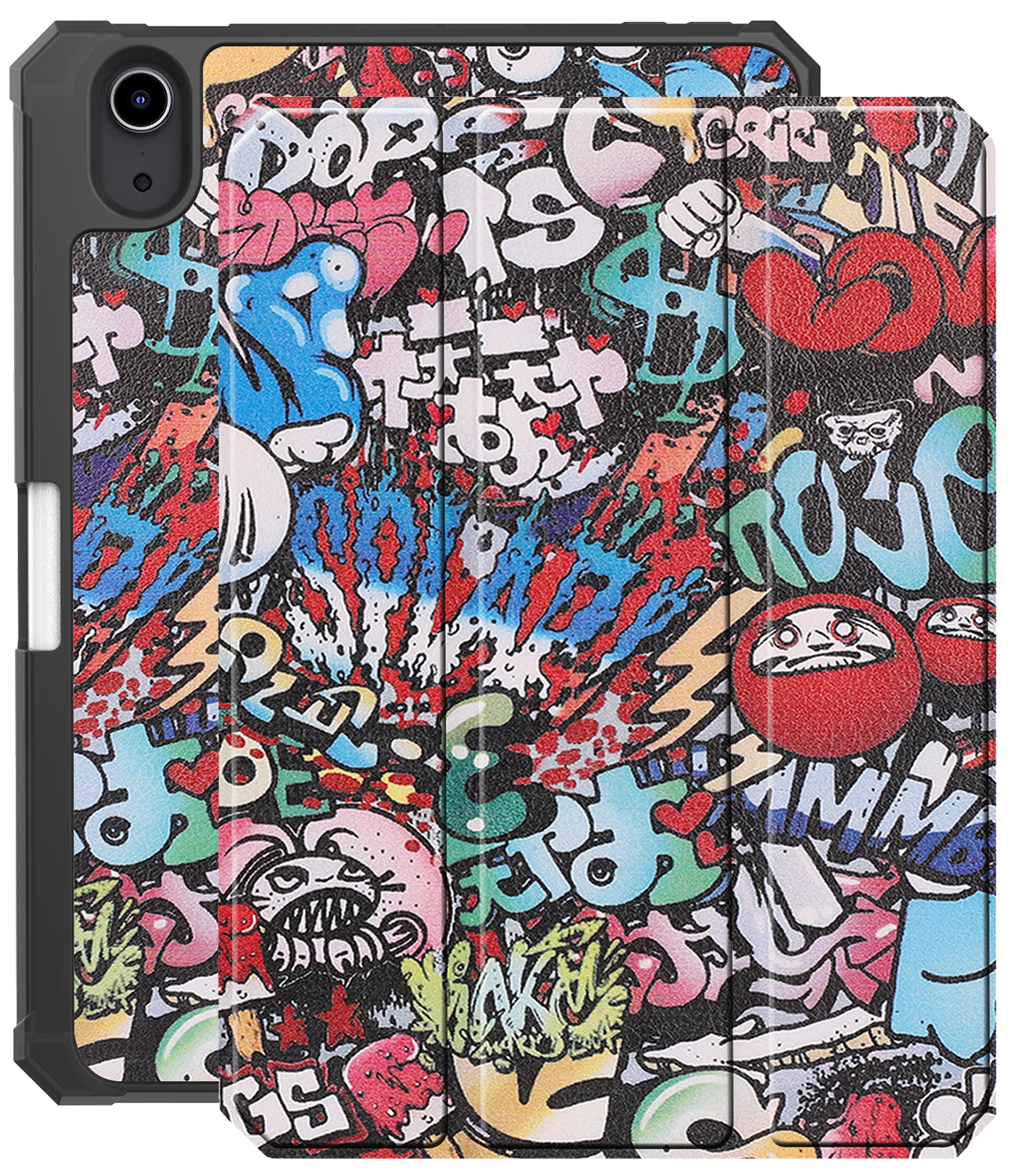 NoXx NoXx iPad Mini 7 Hoesje Met Uitsparing Voor Apple Pencil - Graffity