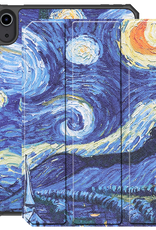 NoXx NoXx iPad Mini 7 Hoesje Met Uitsparing Voor Apple Pencil - Sterrenhemel