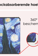 NoXx NoXx iPad Mini 7 Hoesje Met Uitsparing Voor Apple Pencil - Sterrenhemel