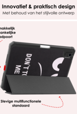 NoXx NoXx iPad Mini 7 Hoesje Met Uitsparing Voor Apple Pencil - Don't Touch Me