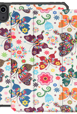 NoXx NoXx iPad Mini 7 Hoesje Met Uitsparing Voor Apple Pencil - Vlinders