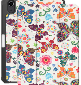 NoXx NoXx iPad Mini 7 Hoesje Met Uitsparing Voor Apple Pencil - Vlinders