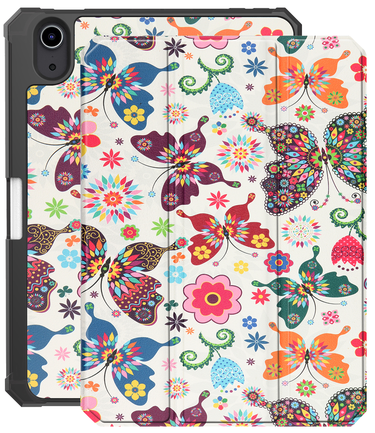 NoXx NoXx iPad Mini 7 Hoesje Met Uitsparing Voor Apple Pencil - Vlinders