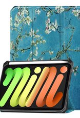 Nomfy Nomfy iPad Mini 7 Hoesje Met Uitsparing Voor Apple Pencil - Bloesem