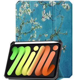 Nomfy Nomfy iPad Mini 7 Hoesje Met Uitsparing Voor Apple Pencil - Bloesem