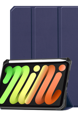 Nomfy Nomfy iPad Mini 7 Hoesje Met Uitsparing Voor Apple Pencil - Donkerblauw