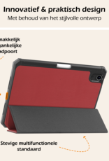 Nomfy Nomfy iPad Mini 7 Hoesje Met Uitsparing Voor Apple Pencil - Donkerrood