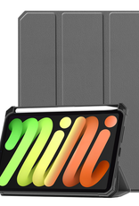 Nomfy Nomfy iPad Mini 7 Hoesje Met Uitsparing Voor Apple Pencil - Grijs