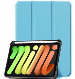 Nomfy Nomfy iPad Mini 7 Hoesje Met Uitsparing Voor Apple Pencil - Lichtblauw