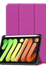 Nomfy Nomfy iPad Mini 7 Hoesje Met Uitsparing Voor Apple Pencil - Paars