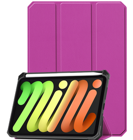 Nomfy Nomfy iPad Mini 7 Hoesje Met Uitsparing Voor Apple Pencil - Paars