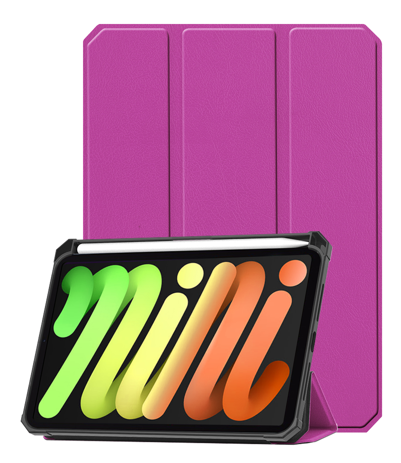 Nomfy Nomfy iPad Mini 7 Hoesje Met Uitsparing Voor Apple Pencil - Paars