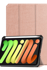 Nomfy Nomfy iPad Mini 7 Hoesje Met Uitsparing Voor Apple Pencil - Rose Goud
