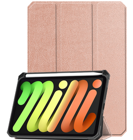 Nomfy Nomfy iPad Mini 7 Hoesje Met Uitsparing Voor Apple Pencil - Rose Goud