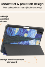 Nomfy Nomfy iPad Mini 7 Hoesje Met Uitsparing Voor Apple Pencil - Sterrenhemel