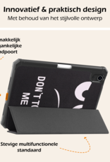 Nomfy Nomfy iPad Mini 7 Hoesje Met Uitsparing Voor Apple Pencil - Don't Touch Me