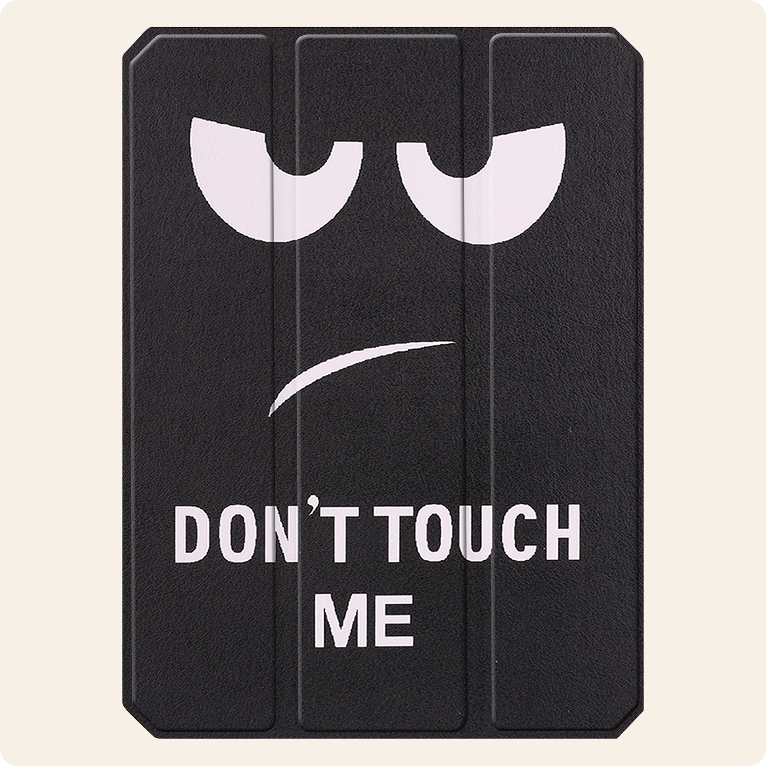 Nomfy Nomfy iPad Mini 7 Hoesje Met Uitsparing Voor Apple Pencil - Don't Touch Me