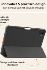 Nomfy Nomfy iPad Mini 7 Hoesje Met Uitsparing Voor Apple Pencil - Zwart
