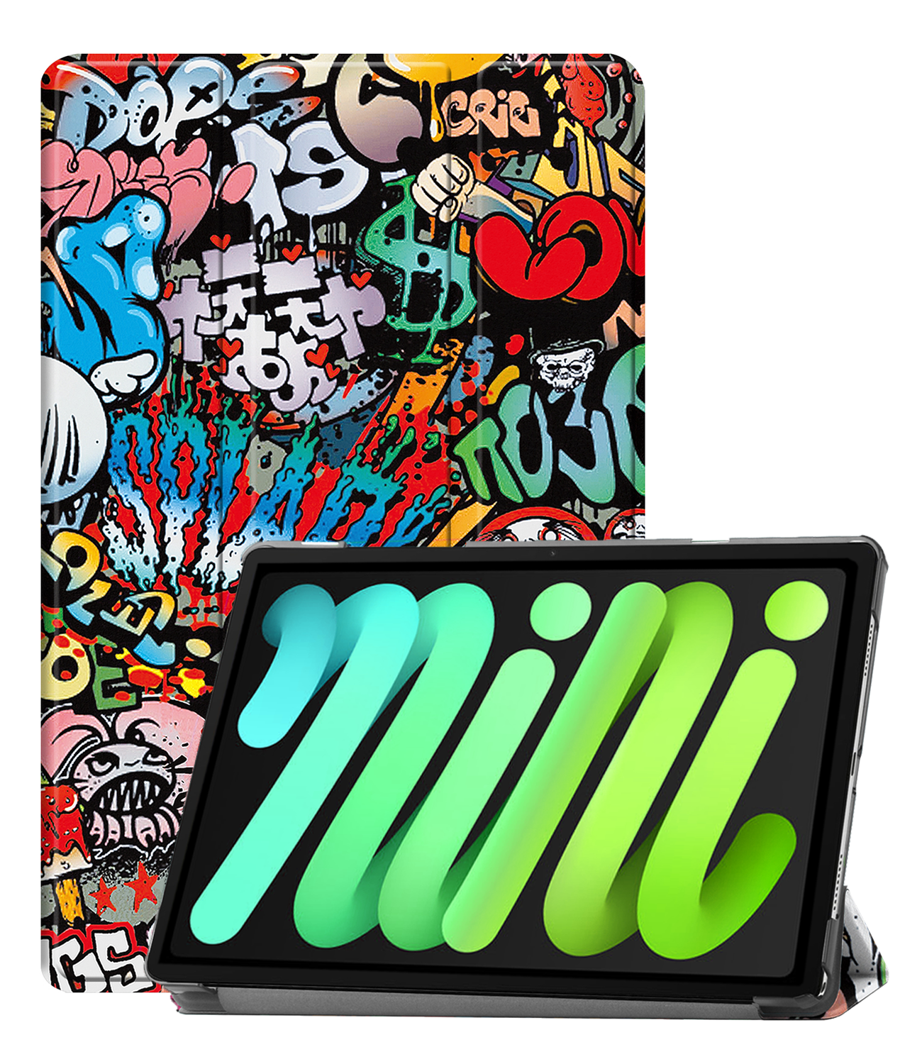 BASEY. BASEY. iPad Mini 7 Hoesje - Graffity