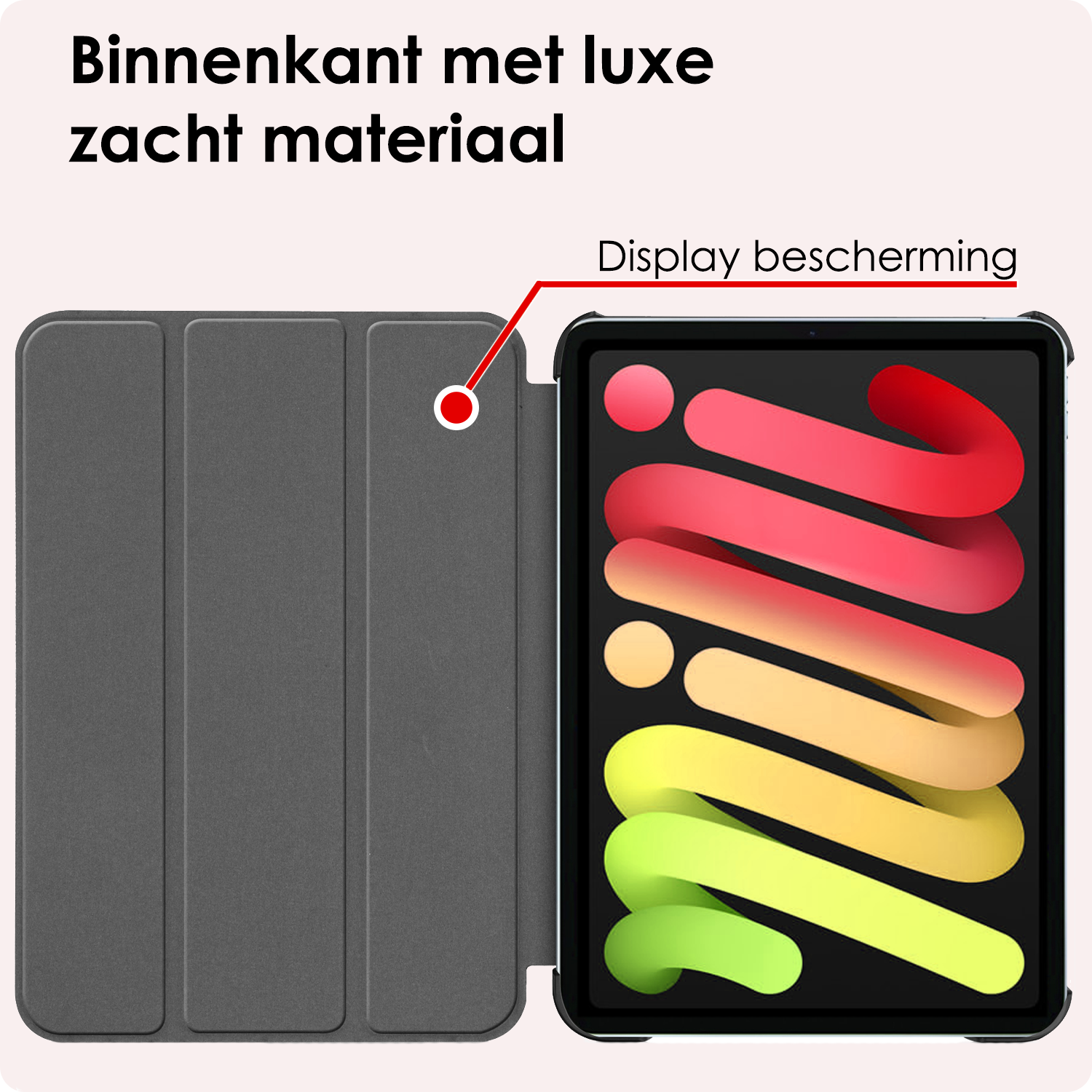 NoXx NoXx iPad Mini 7 Hoesje - Don't Touch Me