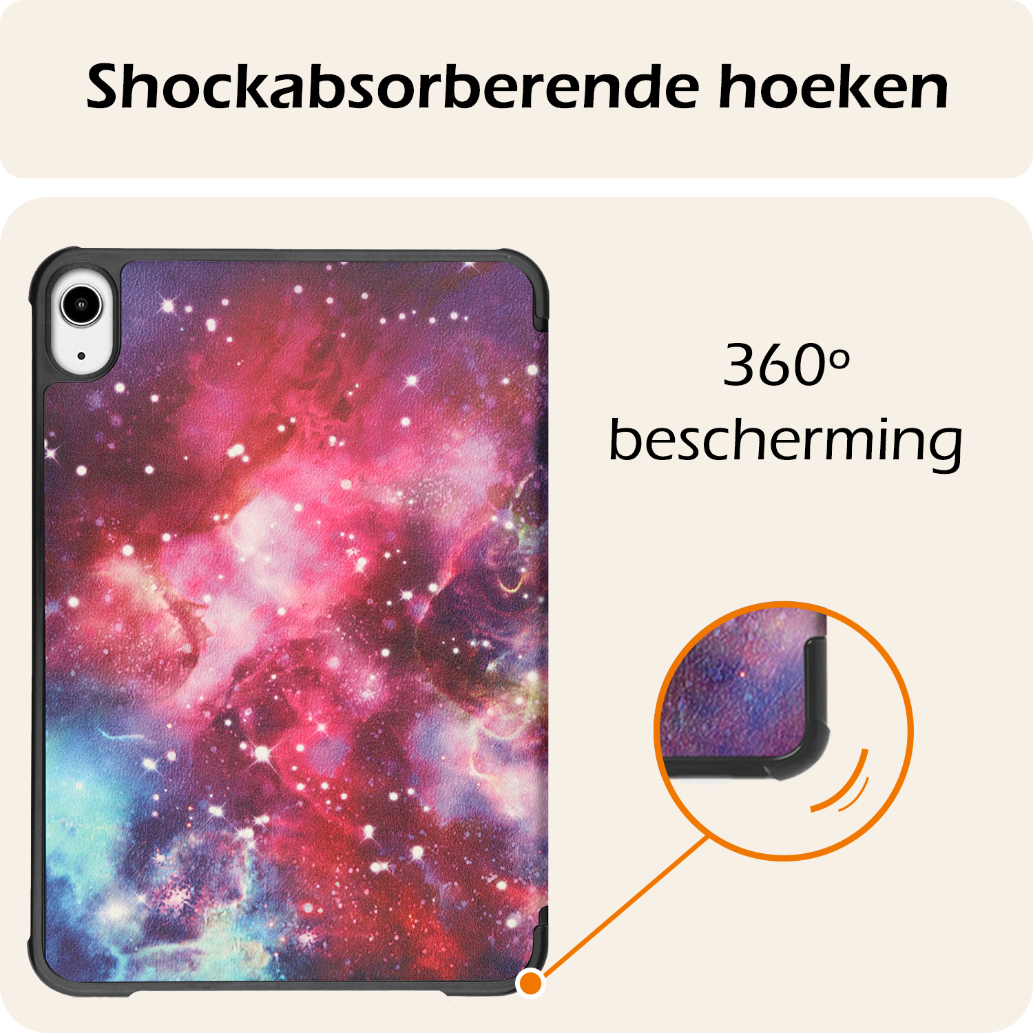 Nomfy Nomfy iPad Mini 7 Hoesje - Galaxy