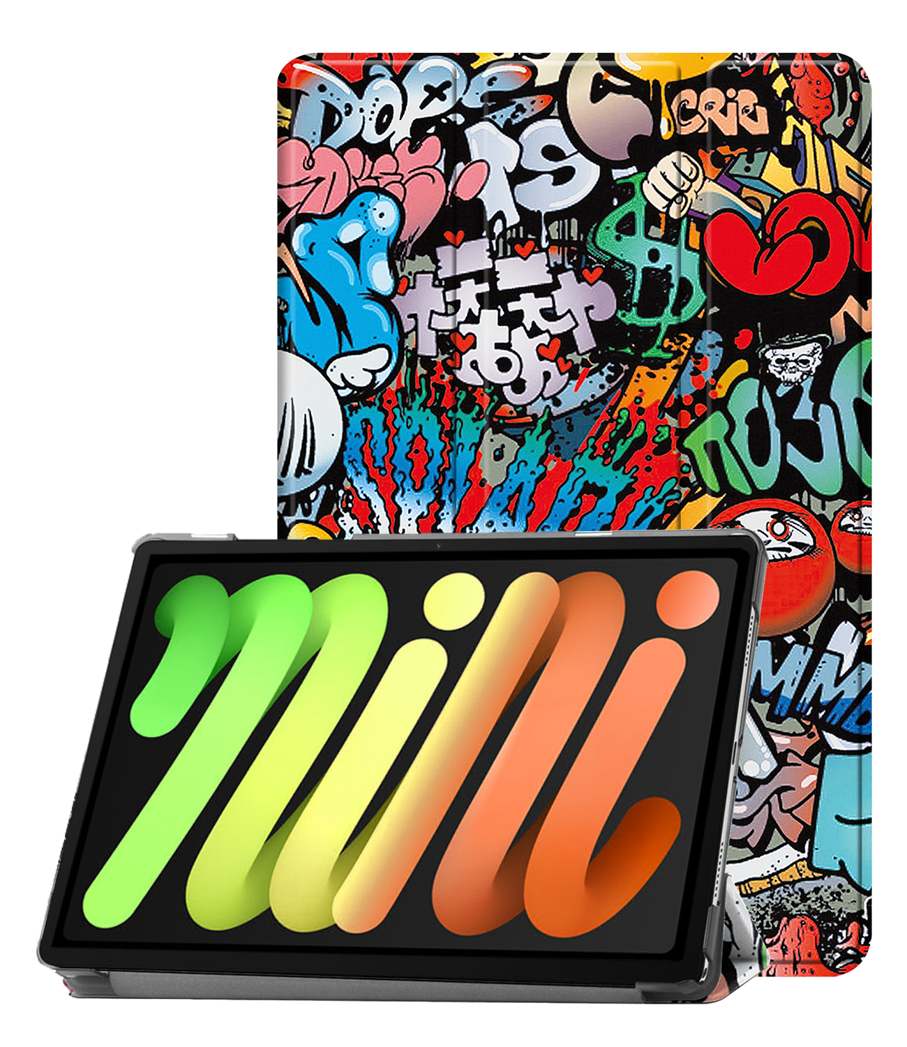 Nomfy Nomfy iPad Mini 7 Hoesje - Graffity