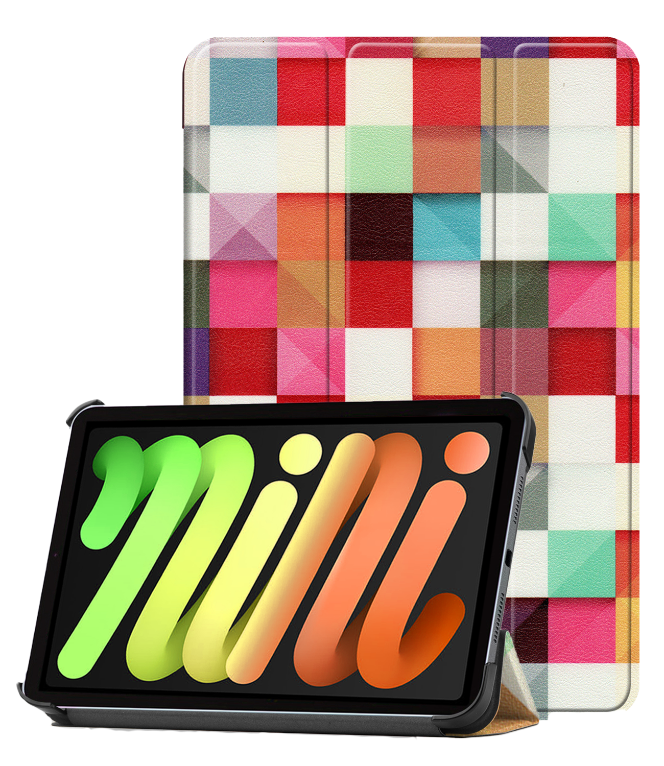 Nomfy Nomfy iPad Mini 7 Hoesje - Blokken