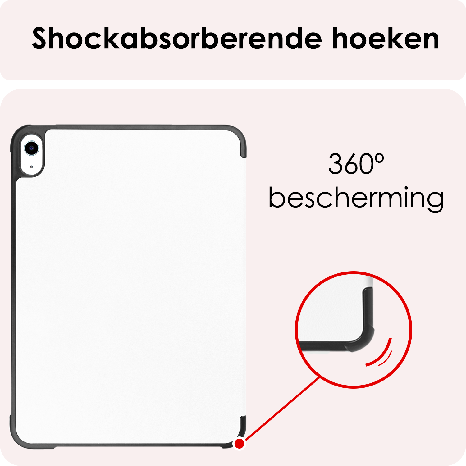 NoXx NoXx iPad Mini 7 Hoesje - Wit