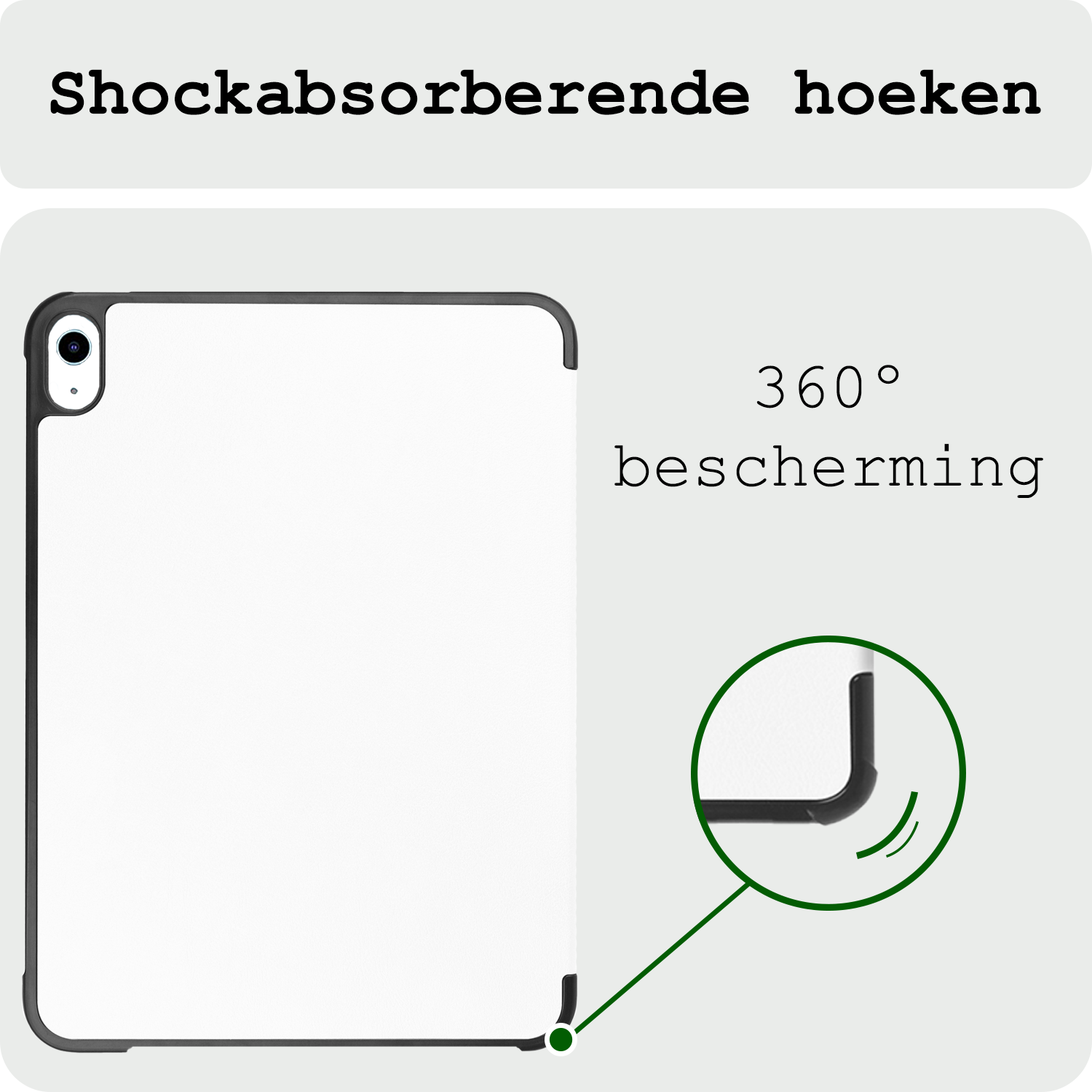 BASEY. BASEY. iPad Mini 7 Hoesje - Wit