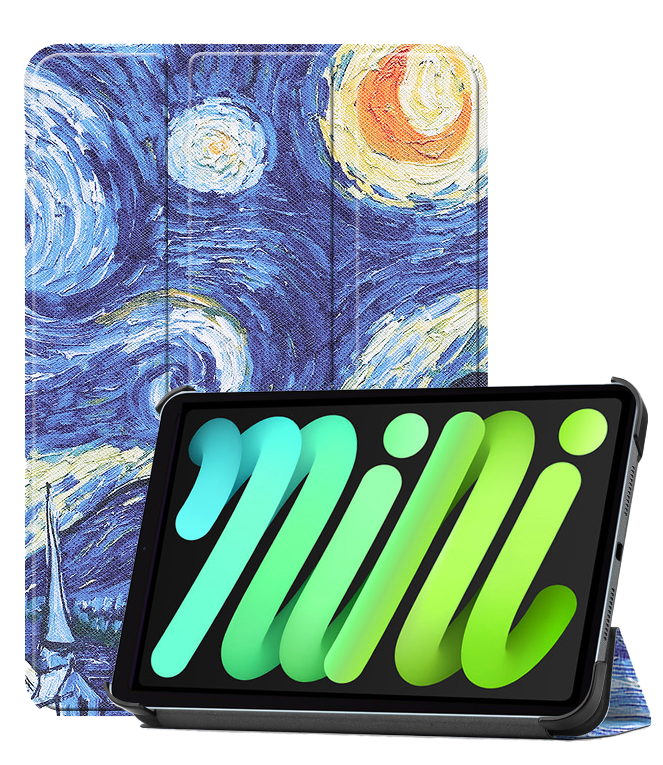 BASEY. BASEY. iPad Mini 7 Hoesje - Sterrenhemel